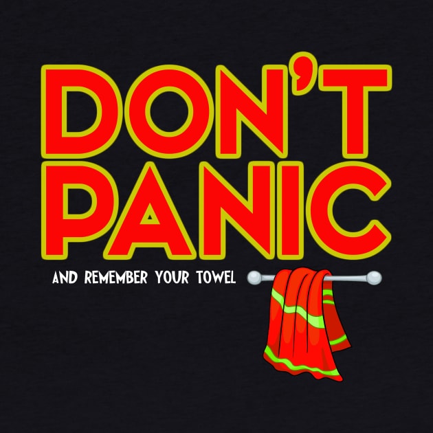 Don't Panic with towel by tone